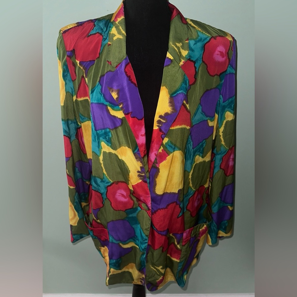 Colorful Abstract Blazer